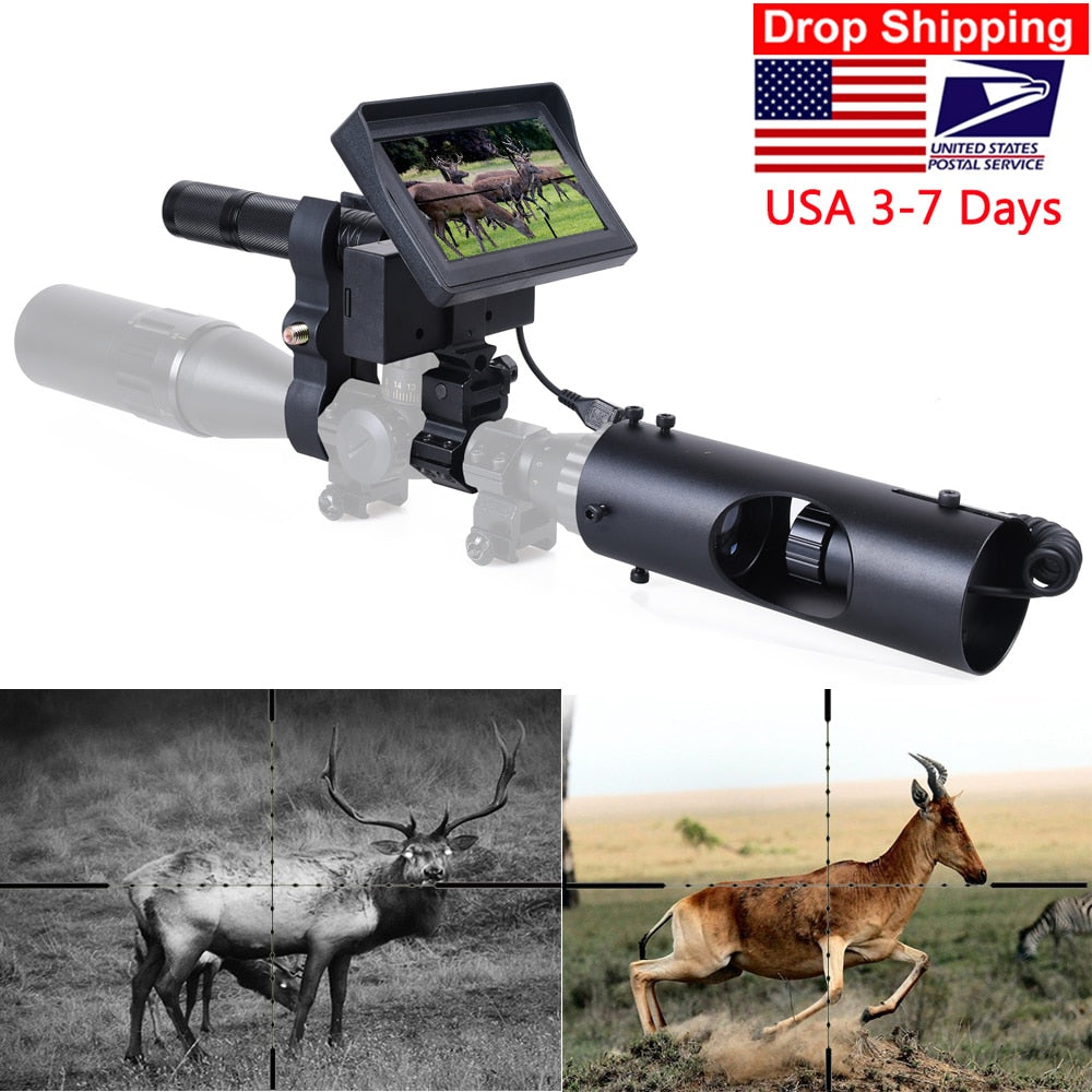 Camera LED IR Clear Night Vision Device for Rifle Night Hunting