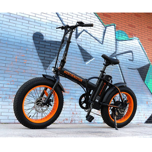 Foldable 36V 13Ah Lithium Battery Adult Aostirmotor Beach Bike 