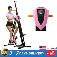 2 in 1 Spinning Bike Vertical Stepper Cardio Workout Training 