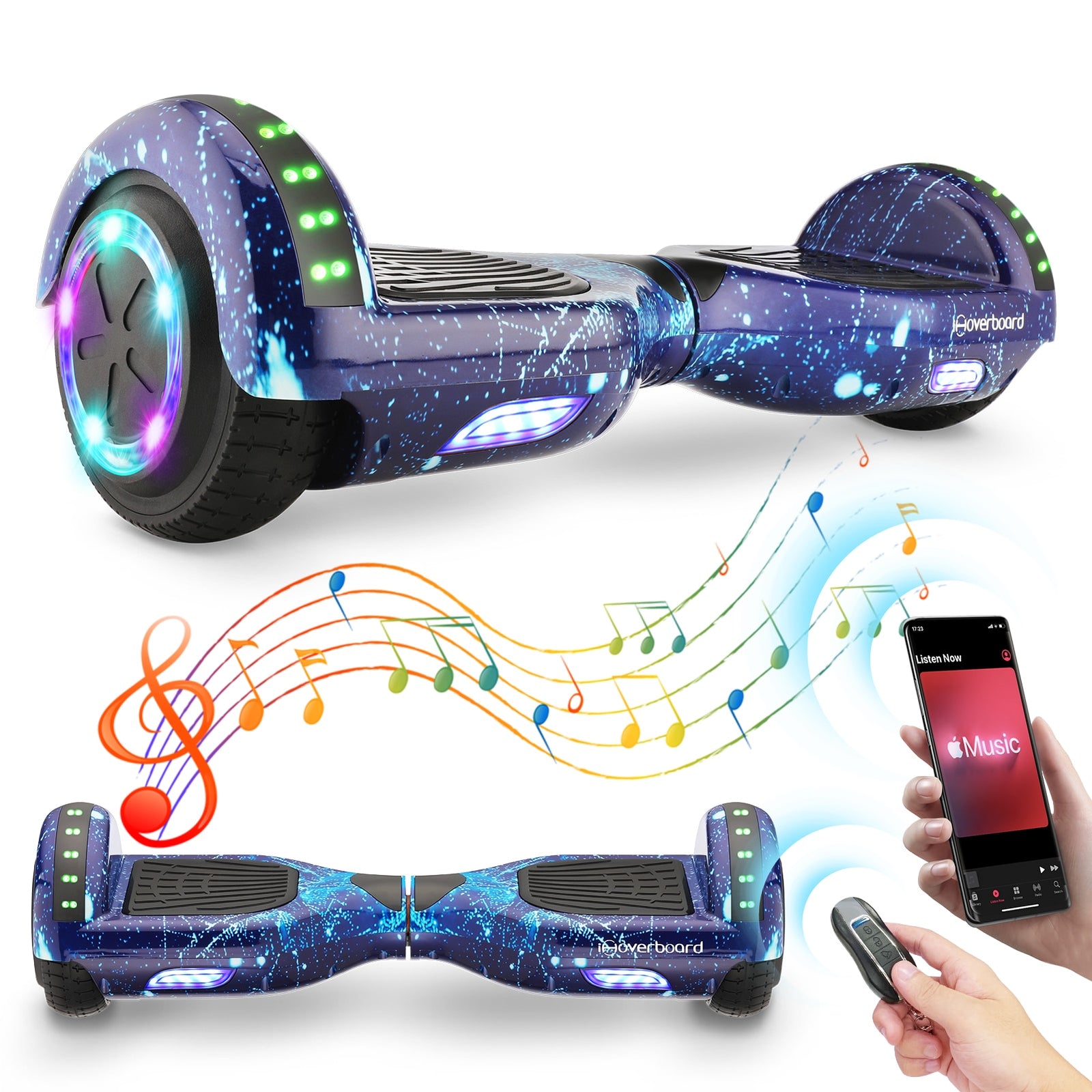 Electric iScooter Hoverboard Skateboard With LED Two Wheels