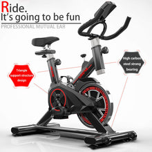 Indoor Cycling Stationary Bike Belt Drive with LCD Monitor
